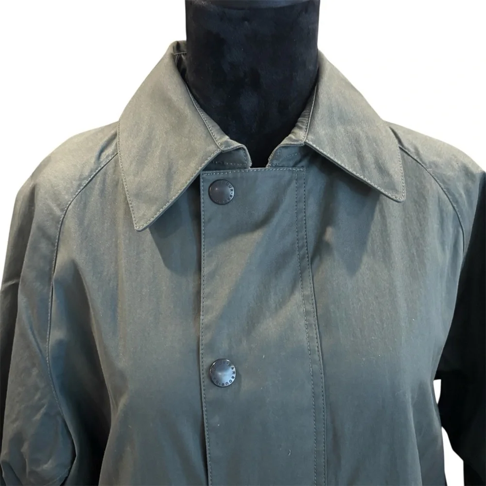 Barbour White Label Casual Urban Trench Jacket,size 38,Olive/Sage Green,Modern - Picture 3 of 14